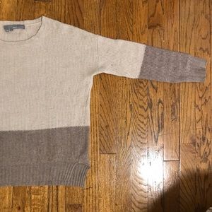 360 Cashmere Two Tone Sweater